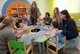 Занятие в группе раннего развития