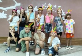 День индейцев в отделении дневного пребывания детей