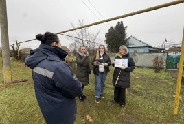 Мобильный консультативный пункт в действии